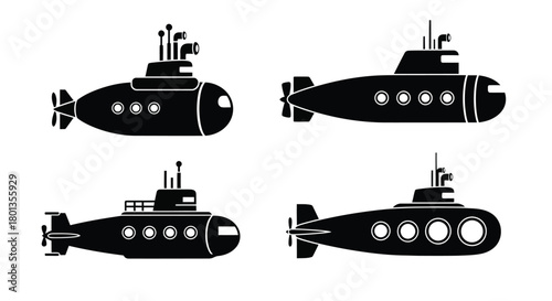 Submarine vectors black and white submarine clip art submarine icon