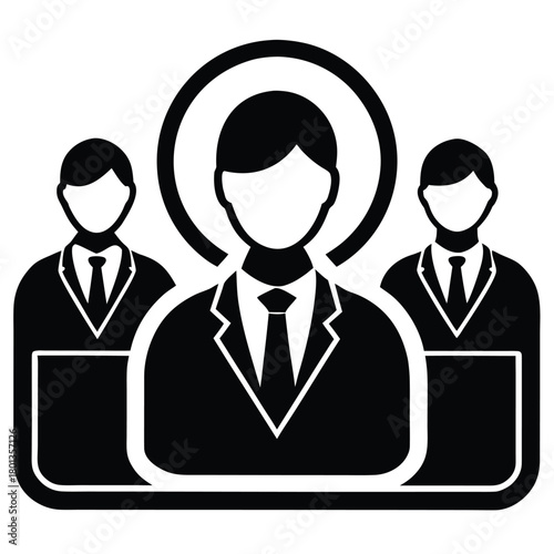 candidate shortlist vector icon