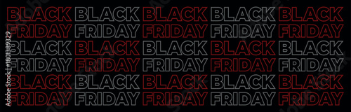 Black Friday Sale Banner Background