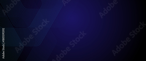 Digital futuristic technology concept with hexagons. Modern medical or health care scientific abstract background with hexagons.