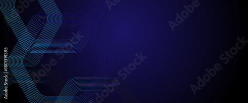 Digital futuristic technology concept with hexagons. Modern medical or health care scientific abstract background with hexagons.