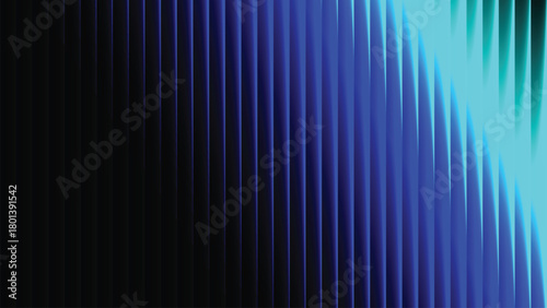 Abstract glowing blue and cyan vertical gradient line background