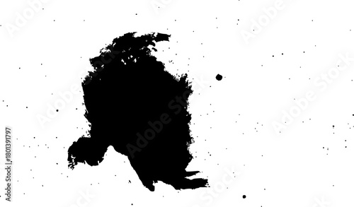 black ink splat