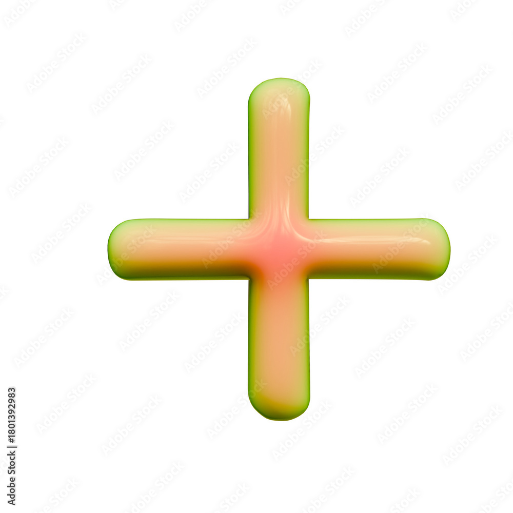 Fototapeta premium Alphabet, number and symbol 3d render word Neon Pink Glossy Bubble Form