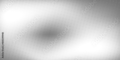 Halftone texture with gradient in grunge style. Faded dot background . Black retro geometric pattern in manga, anime style. Pop art style dot gradation .
