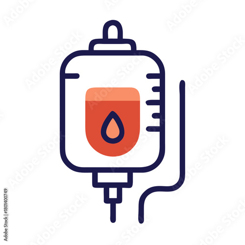 blood bag for web and graphic design.