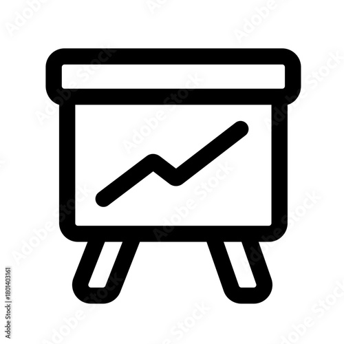 presentation reguler icon