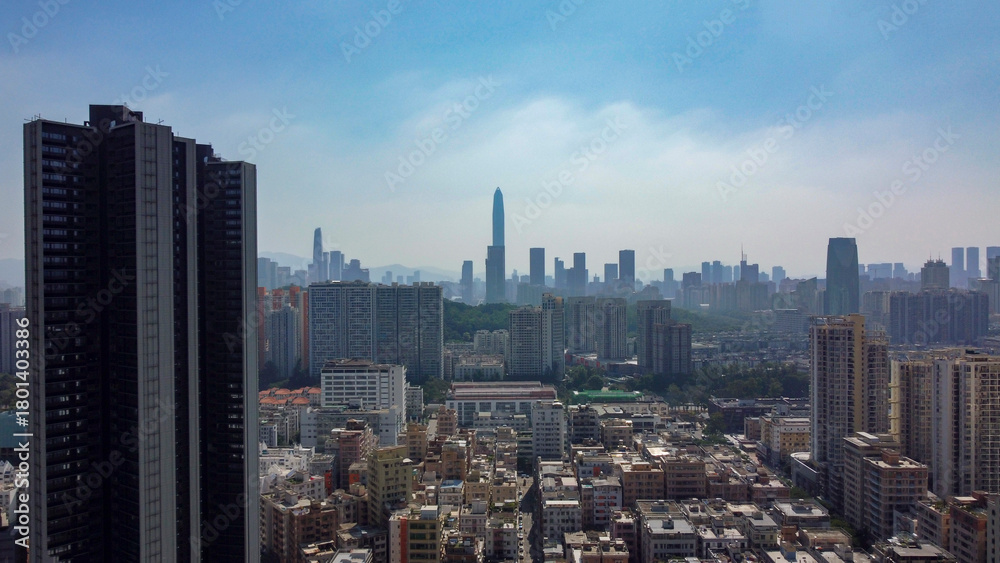 Obraz premium A Taste of Shenzhen - Futian Skyline