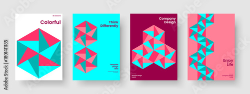 Geometric Book Cover Template. Isolated Poster Layout. Abstract Report Design. Brochure. Flyer. Business Presentation. Banner. Background. Portfolio. Handbill. Magazine. Leaflet. Catalog