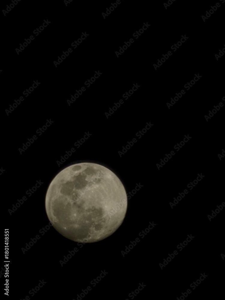 Fototapeta premium moon in the night sky