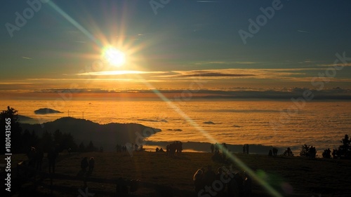 Inversion vom Kandel Süd west rötlich