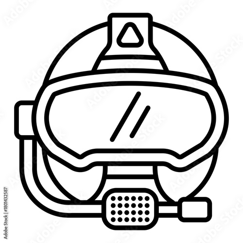 Diving helmet Icon