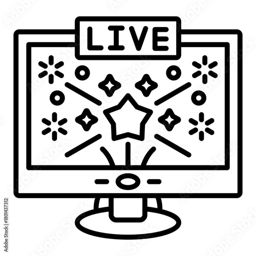 Live stream Icon