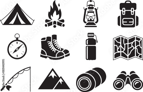 Plan your next outdoor adventure with these icons