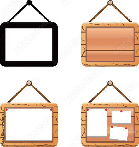 掛け看板　フレーム　アイコン　セット