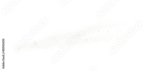 White Winter Storm with Blizzard Snowflakes, Frosty Wind Effect, and Transparent Background for Cold Weather or Christmas Designs