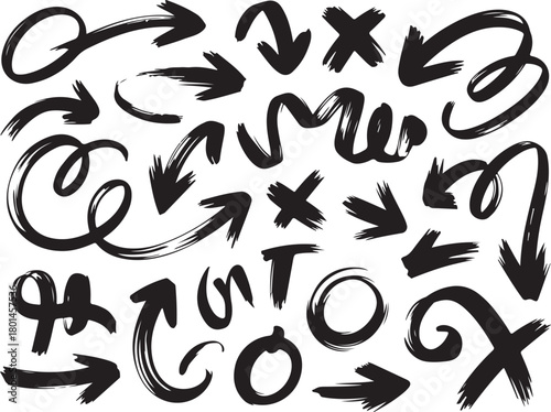 Dynamic hand drawn arrows guide your next project