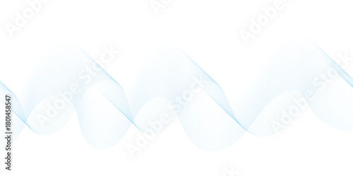 Technology abstract lines on white background. Wave curve lines banner background design. Abstract digital motion lines. Twisted curve lines and blend effect mesh.	