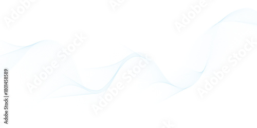 Technology abstract lines on white background. Wave curve lines banner background design. Abstract digital motion lines. Twisted curve lines and blend effect mesh.	