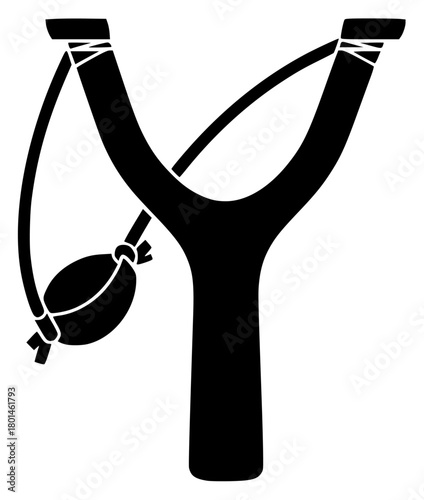 A black and white silhouette of a person with their arms raised in the air, holding a bag, bandeau, bikini top, black, flat, icon, illustration, swimwear, against transparent background
