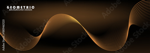 Black and Gold Award Background. Creative Concept Template. Classy Premium Wedding Card. Grand Luxury Decorative Banner. vector illustration