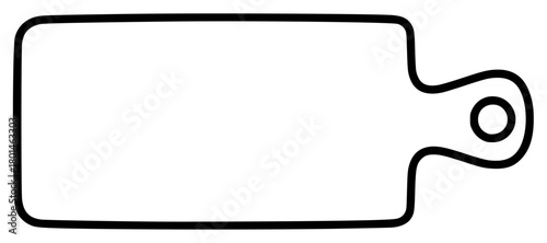 A blank tag outline on a plain , black, icon, illustration, puzzle, rolling pin, scroll, against transparent background