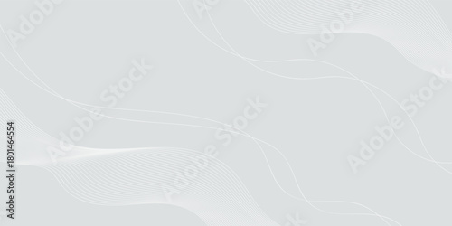 Vector white background with smooth lines minimalist eps 10.