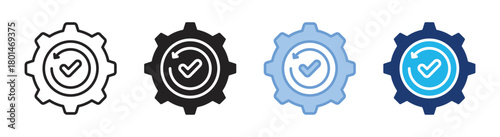 Default icon set multiple style collection