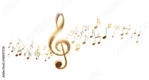 golden treble clef