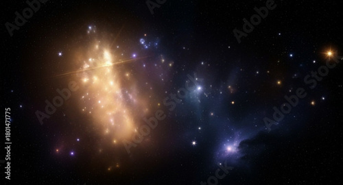 abstract background with stars