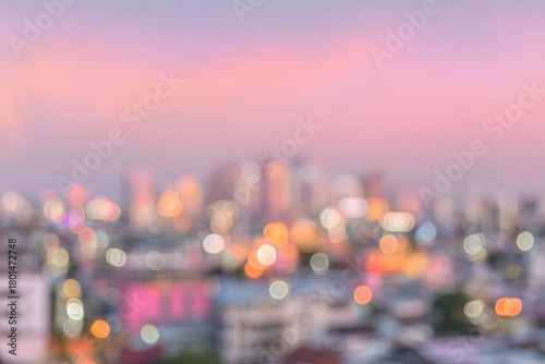 City Lights At Dusk
