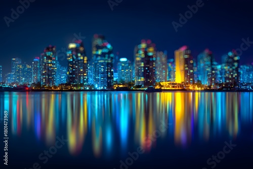 Night City Reflection