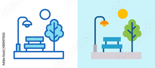 Park multistyle icon