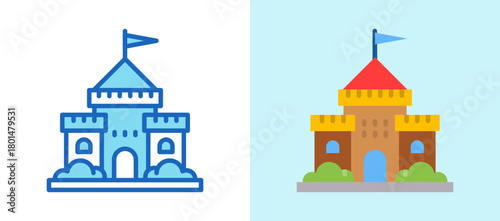 Castle multistyle icon