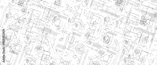 Vector new style old circuit diagram concept diagram background.	