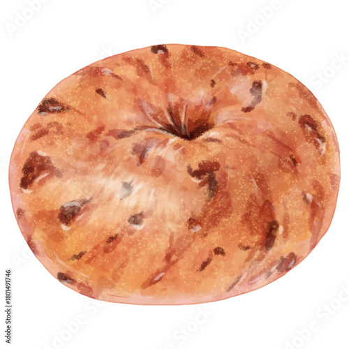 リアルなベーグル1個(ブルーベリー)