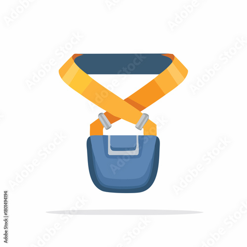 Car Seatbelt Buckle and Straps Safety Restraint System Graphic