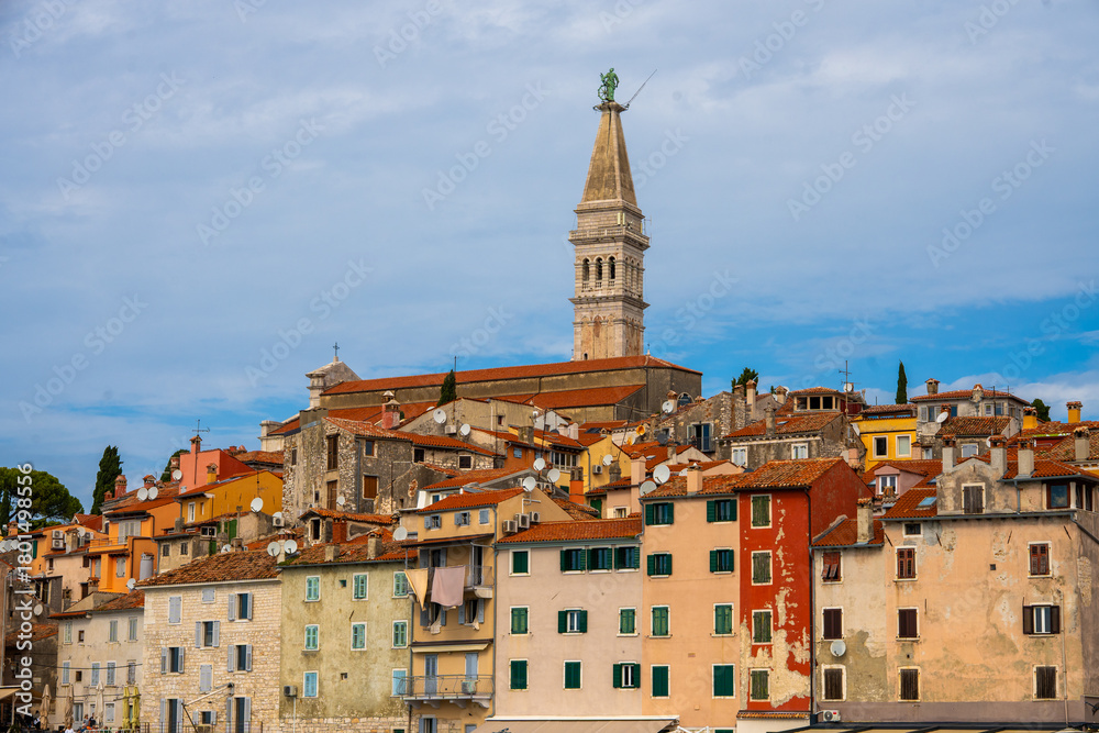 custom made wallpaper toronto digitalRovinj, Istria, Croatia – Peaceful Mediterranean Scene with Blue Water and Coastal Landscape