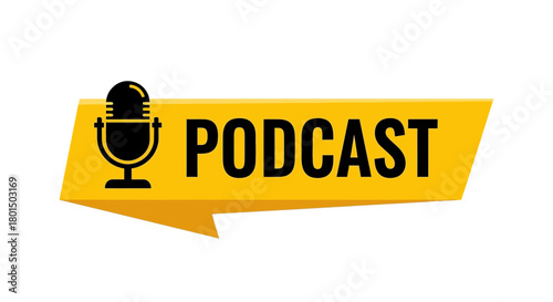 Podcast audio streaming microphone interview online radio broadcast