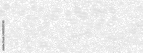 Abstract topographic contour map seamless pattern vector background for geographic cartographic and landscape design