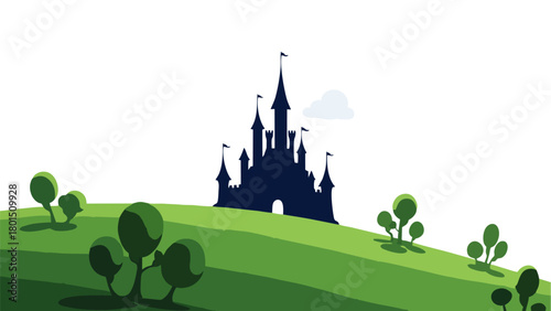 vector illustration of church