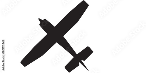 fighter airplane Icon Vector Illustration