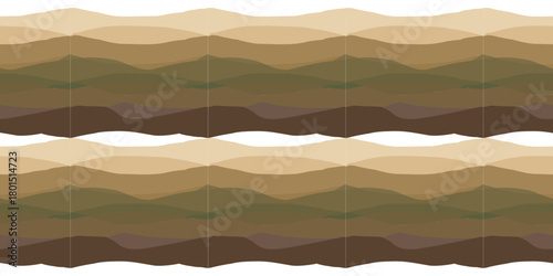 Earth color shades wave pattern.