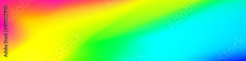 Rainbow color gradient background. Spectrum light pride palette. Abstract vector multicolor blend, red, green, blue and orange neon prism stripes. Soft bright lgbt tones, transparent wavy 3D hologram