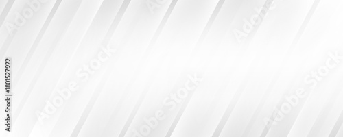 Diagonal grey gradient lines background. Abstract silver stripes wallpaper. Abstract gray tech backdrop. Oblique gris texture for graphic design, poster, banner, flyer, brochure, presentation. Vector