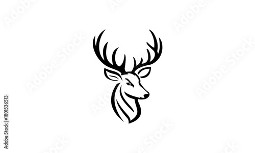 deer head vector