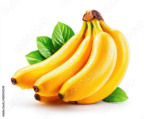 Banana isolated on white ba...