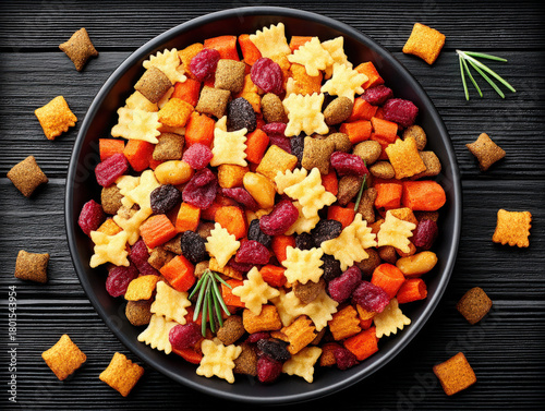 bowl of dry dog food