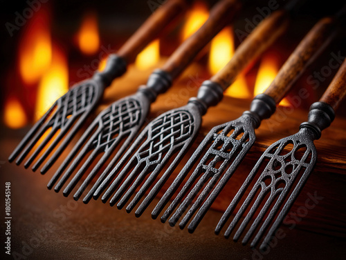 classic fireplace poker