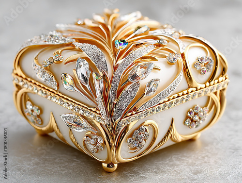elegant silver Christmas gift